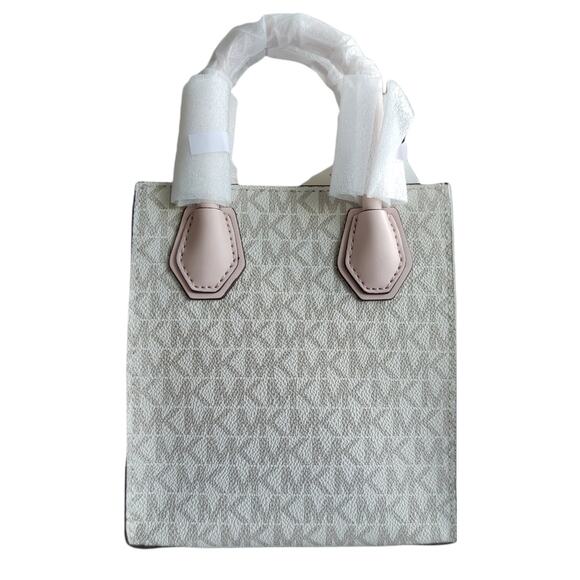 Michael Kors Mercer Extra-Small Logo & Leather Crossbody Bag - Picture 7 of 7